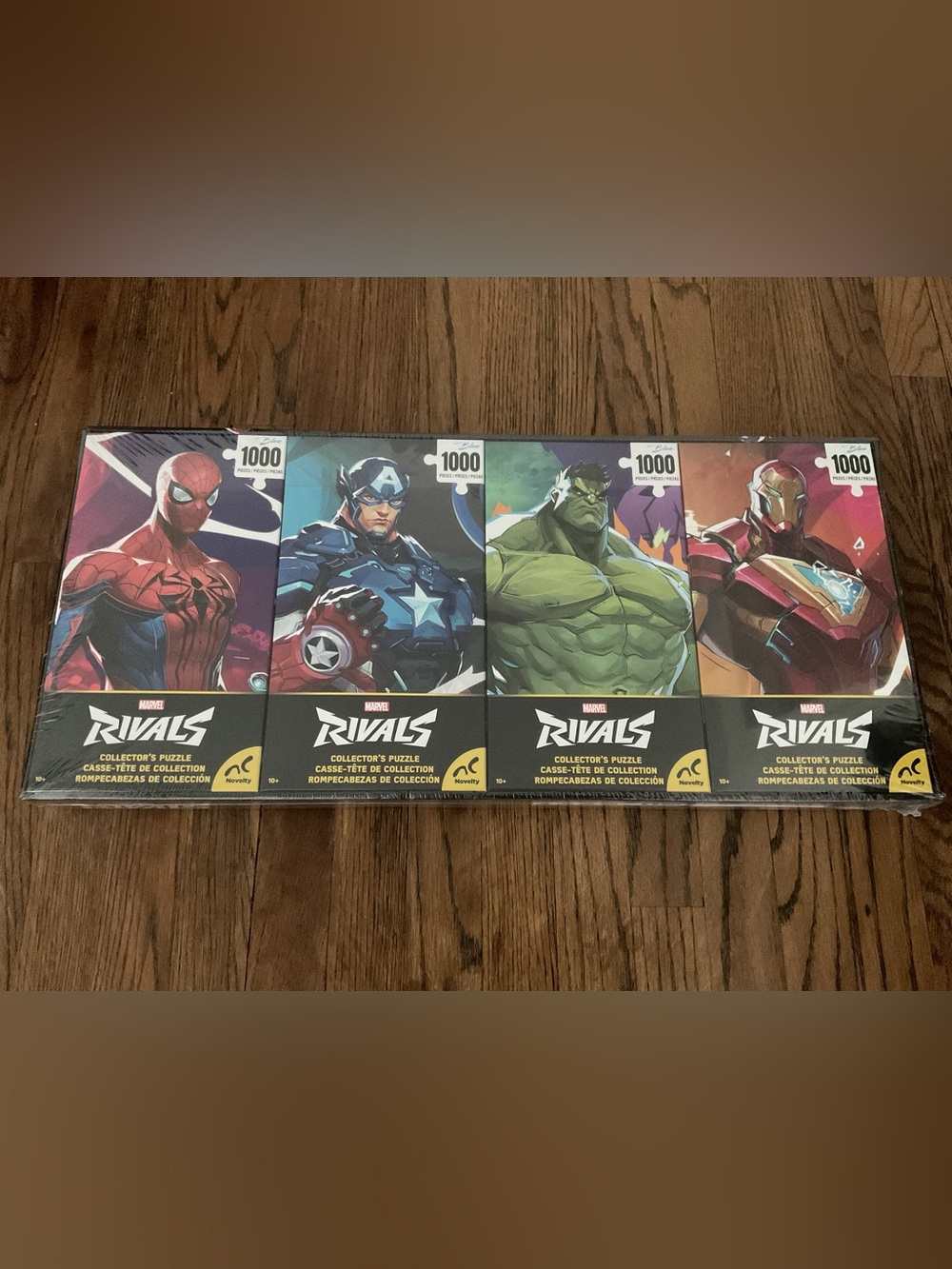 Marvel 4-Pack Collector Puzzles NWT